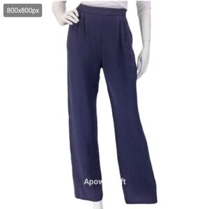 St John Collection Navy Blue  Size 8 Santana Knit.